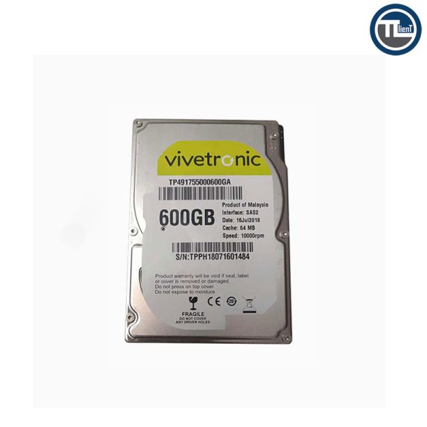 هارد سرور 600 گیگابایت 2/5 اینچ ویوترونیک Vivetronic HDD 600GB 10K
