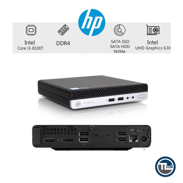 تین کلاینت (Core i3-8100t)HP ProDesk 400 G4 (کپی)