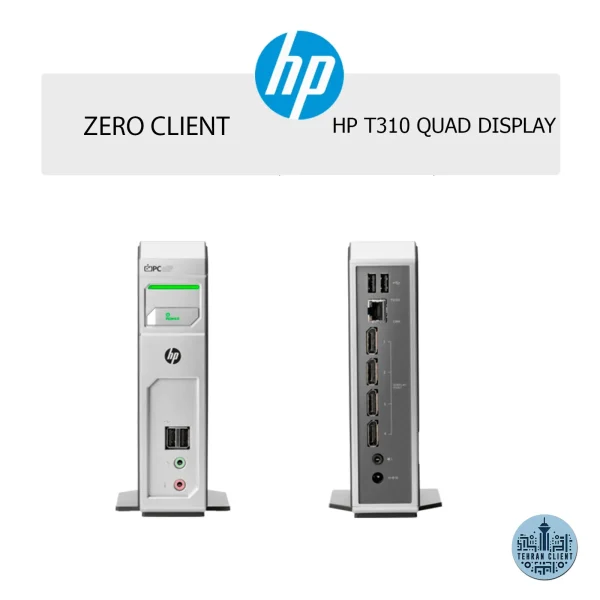 زیروکلاینت HP T310 Quad Display