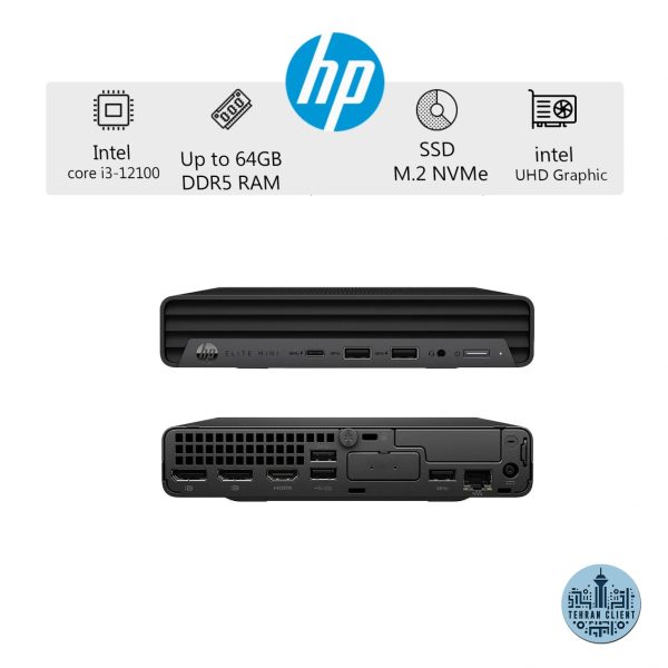 تین کلاینت (i3-12100) HP EliteDesk 600 G9